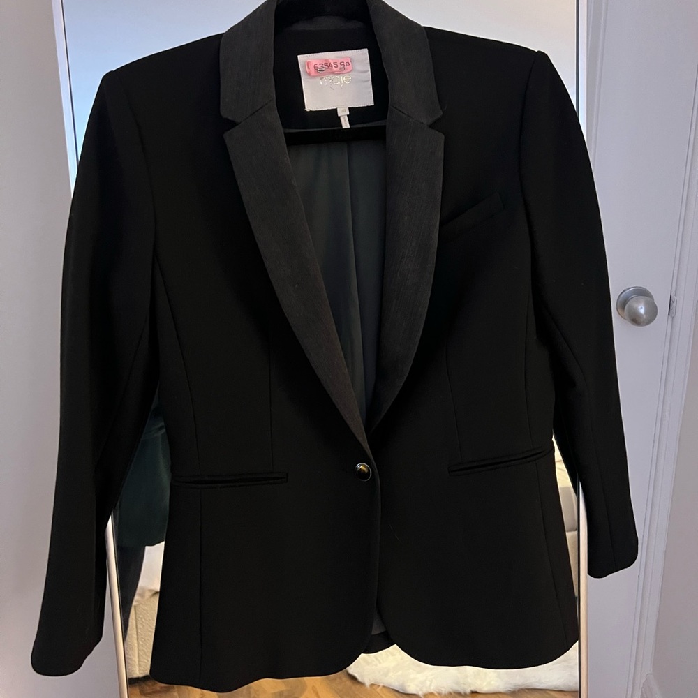 Maje Blazer with Gray Lapel